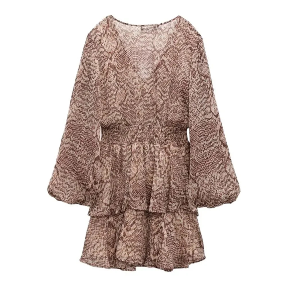 ZARA | Multicolored | PRINTED DRESS - Picture 3 of 7